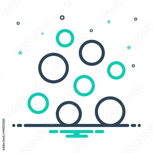 Mix icon for particularly