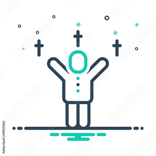 Mix icon for worship