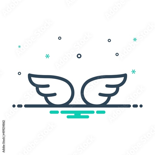 Mix icon for wings