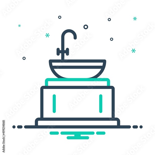 Mix icon for basin