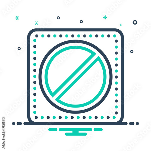 Mix icon for restrictions
