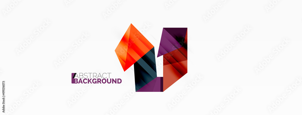 Creative geometric wallpaper. Abstract ribbon style line composition. Techno business template for wallpaper, banner, background or landing Creative geometric wallpaper. Abstract ribbon style line composition. Techno business template for wallpaper, banner, background or landing