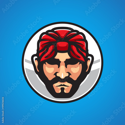 RAPPER E SPORT MASCOT LOGO
