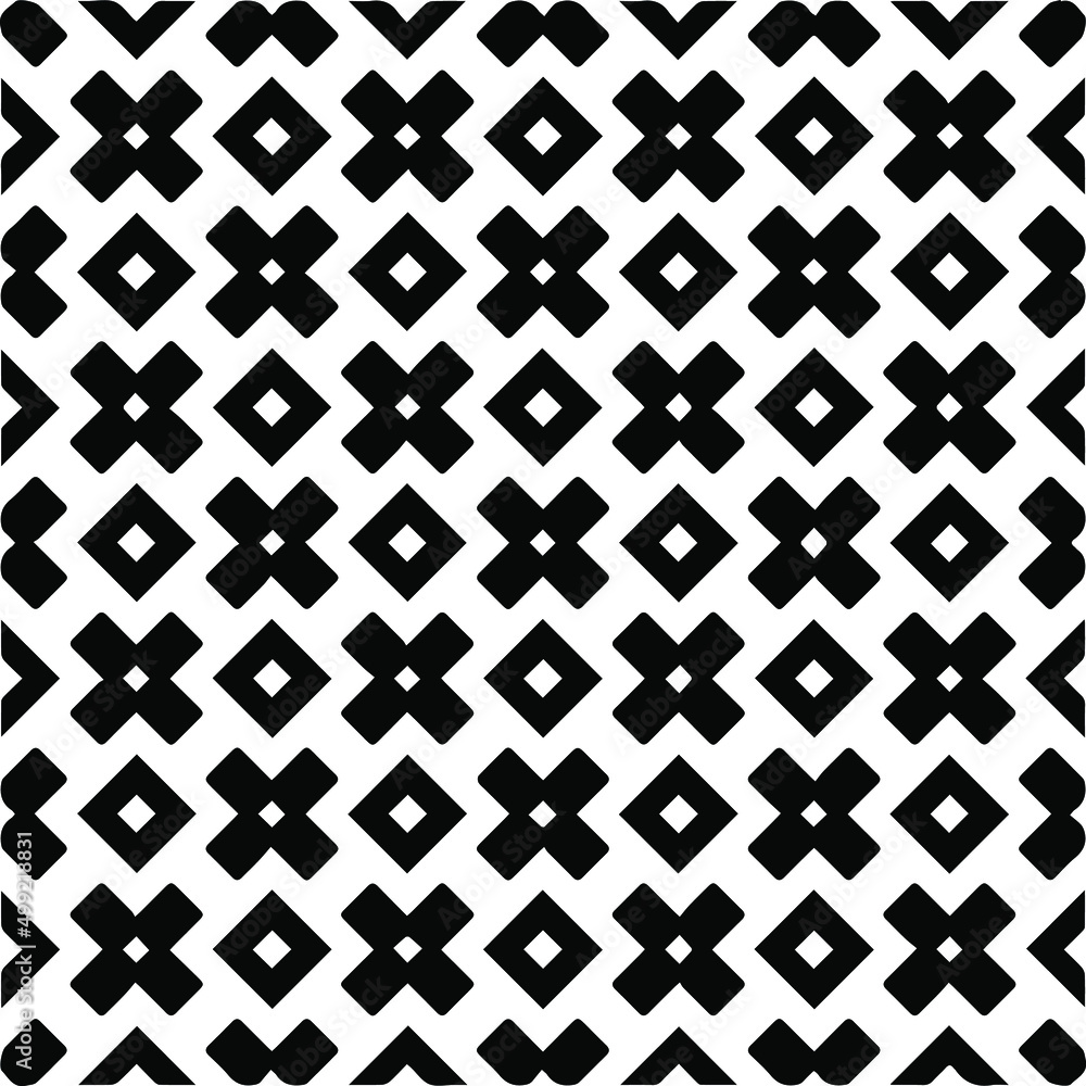 Seamless vector pattern in geometric ornamental style. black and white pattern.Design element for prints, backgrounds, template, web pages and textile pattern. Geometric art. Seamless vector pattern in geometric ornamental style. black and white pattern.Design element for prints, backgrounds, template, web pages and textile pattern. Geometric art.