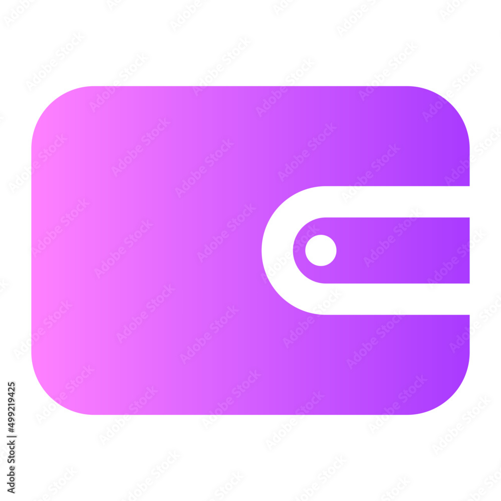 wallet gradient icon wallet gradient icon
