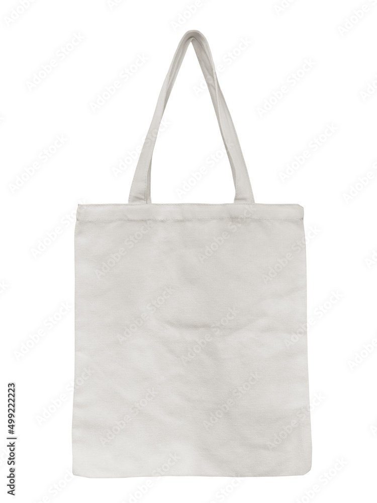 tote bag on white background isolated Cloth bags instead of plastic bags for environmentally friendly shopping. object clipping path tote bag on white background isolated Cloth bags instead of plastic bags for environmentally friendly shopping. object clipping path