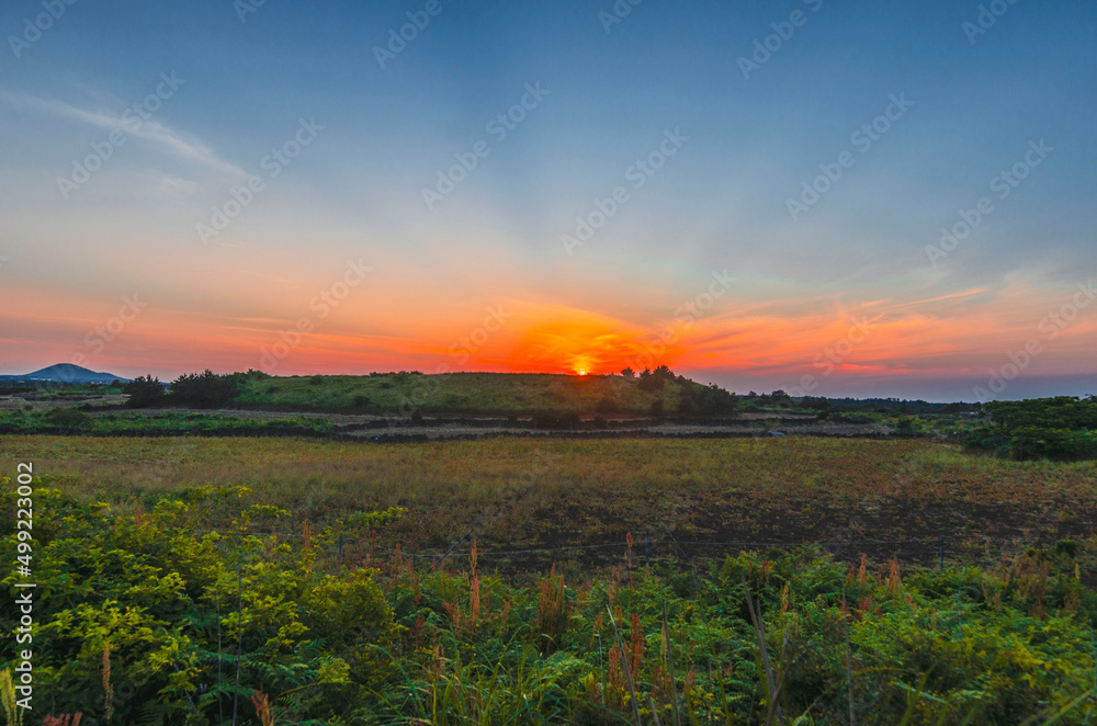 Obraz premium 제주일몰