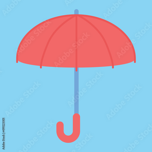 シンプルでかわいい傘のイラスト