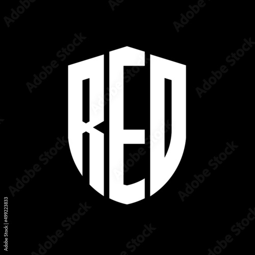REO letter logo design. REO modern letter logo with black background. REO creative  letter logo. simple and modern letter logo. vector logo modern alphabet font overlap style. Initial letters REO  photo