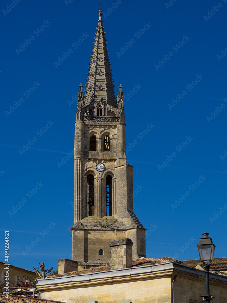 Church of Saint Emilion, Gironde, Aquitaine, France