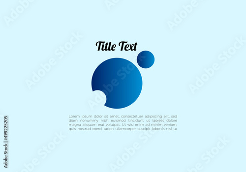 ble planets logo vector design for brand concept