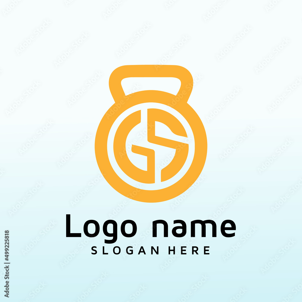 Sophisticated branding to attract women to personal training letter GS logo Sophisticated branding to attract women to personal training letter GS logo