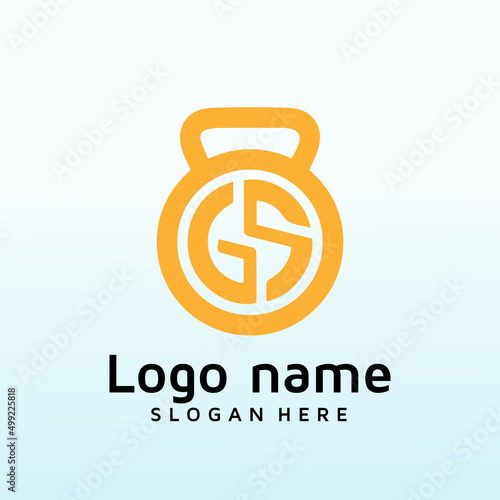 Sophisticated branding to attract women to personal training letter GS logo