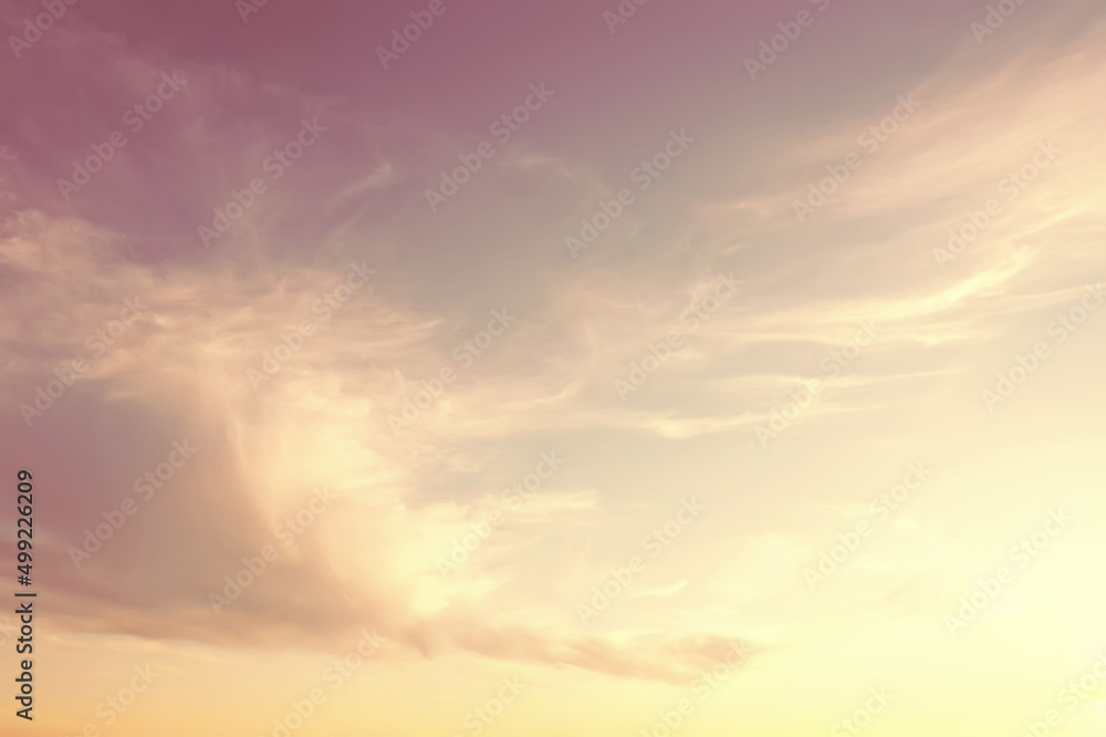 Obraz premium sunset sky gradient abstract sun light nature background