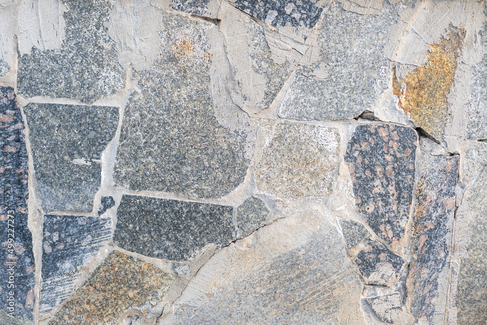 Fototapeta premium stone pavement with abstract pattern.