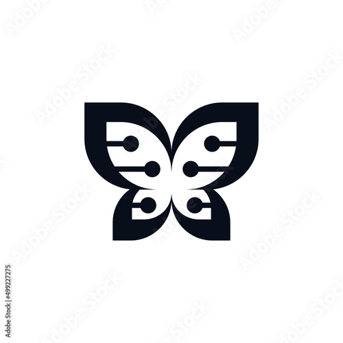 abstract butterfly vector