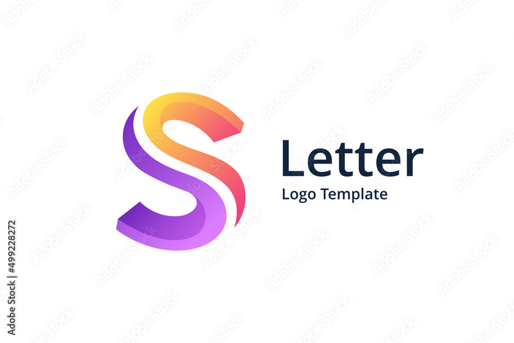 Letter s colorful logo Letter s colorful logo