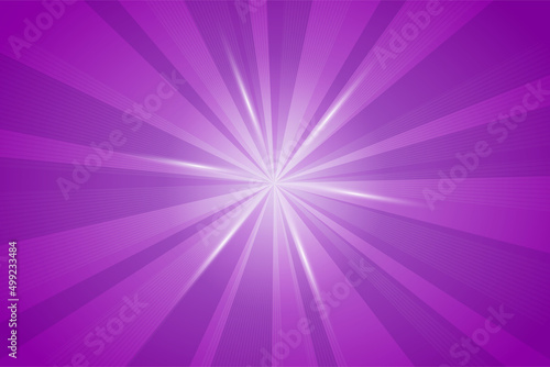 紫の放射状背景　Radial abstract ray background