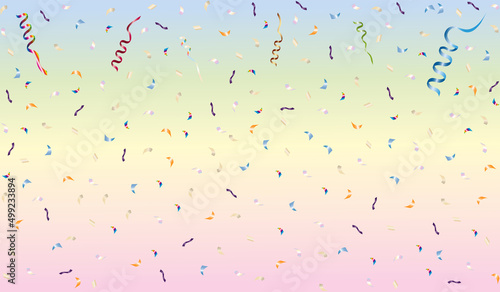  beautiful colorful festive background with colorful confetti