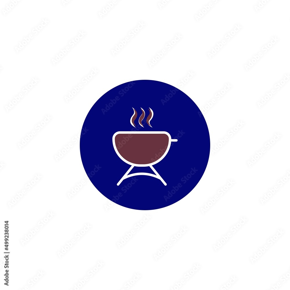 barbecue icon vector design templates barbecue icon vector design templates