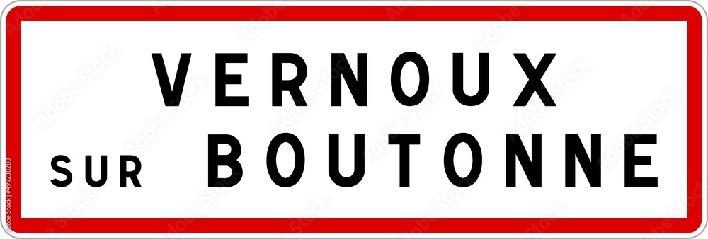 Panneau entrée ville agglomération Vernoux-sur-Boutonne / Town entrance sign Vernoux-sur-Boutonne Panneau entrée ville agglomération Vernoux-sur-Boutonne / Town entrance sign Vernoux-sur-Boutonne