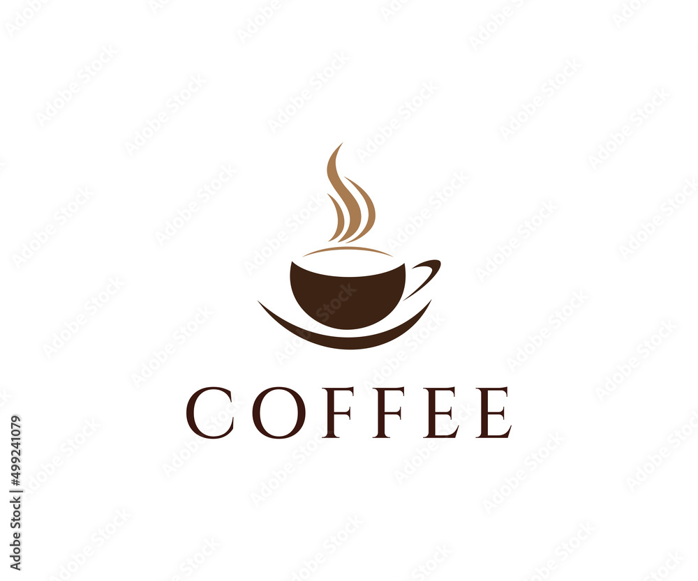 Coffee Shop Logo Design Template. Coffee Logo Design. Cafe Logo Design  Vector. Stock Vector | Adobe Stock
