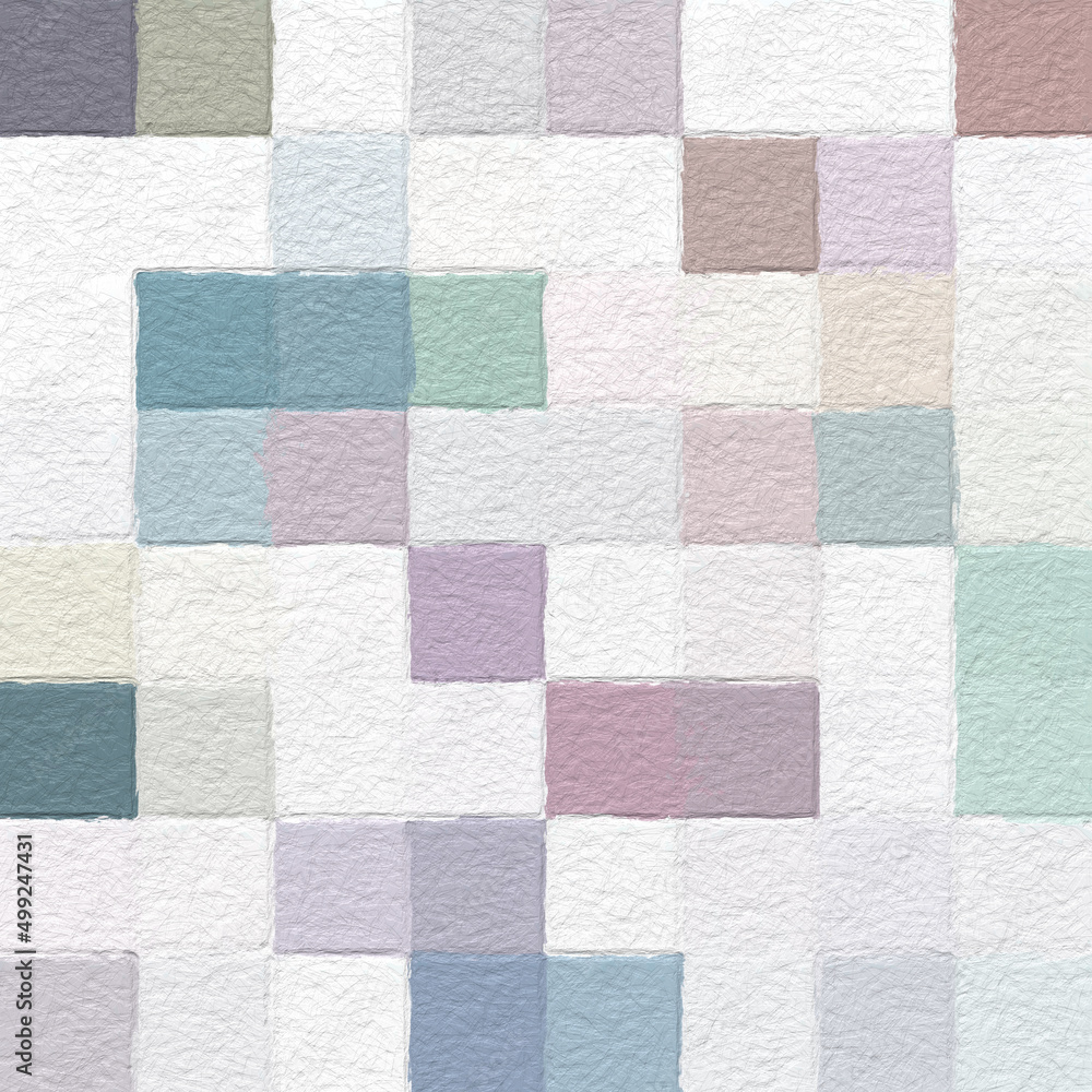 Colorful squares pattern with a rough texture. Background texture wall and have copy space for text. Picture for creative wallpaper or design art work. Colorful squares pattern with a rough texture. Background texture wall and have copy space for text. Picture for creative wallpaper or design art work.