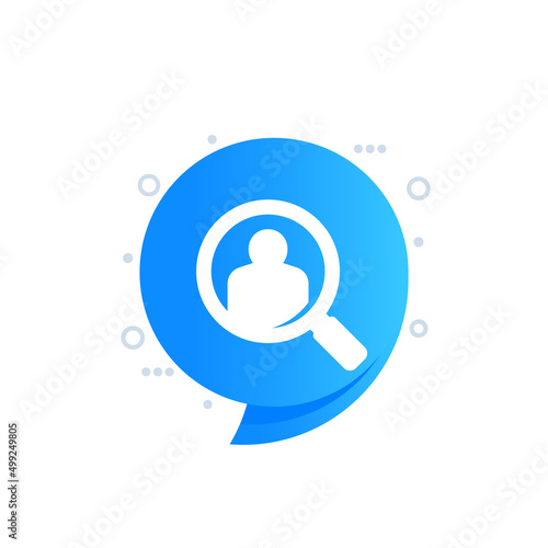 KYC vector icon, know your customer
