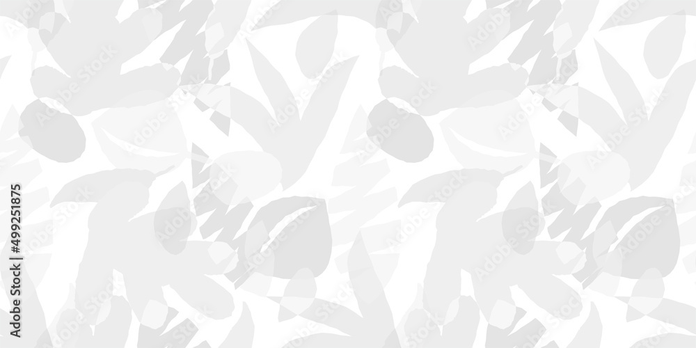 Fototapeta premium Botanical illustration background. Seamless pattern.Vector. 有機的なイラストパターン 