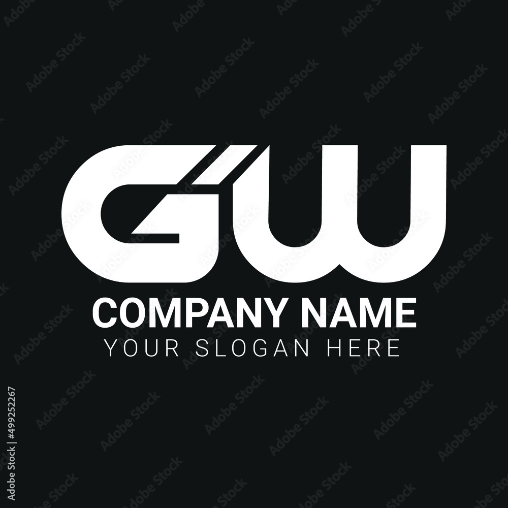 Obraz premium Letter logo design template