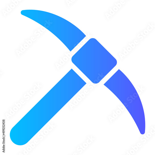 pickaxe gradient icon