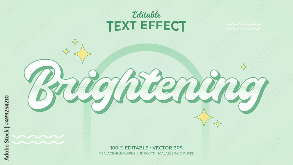 Brightening Editable Text Effects