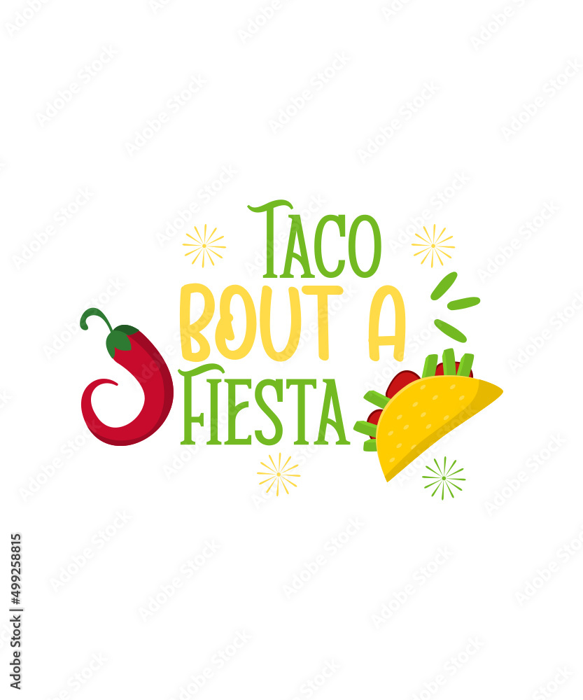 Naklejka premium Cinco de mayo SVG bundle, Cinco de mayo clipart, Mexico SVG for Fiesta Clip Art Pinata Sombrero Guitar Maracas Silhouette Cricut Scrapbook