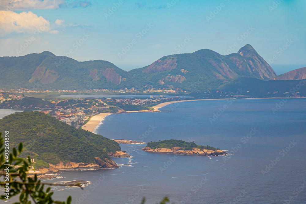 Ausblick auf Rio de Janeiro von Zuckerhut in Brasilien