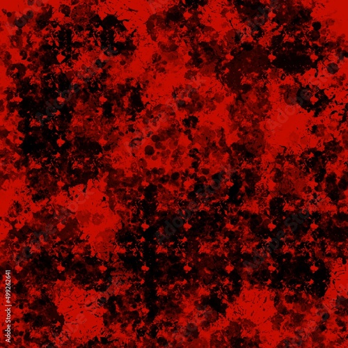 Abstract bright saturated acid red color background marble slab design with grunge background lava effect