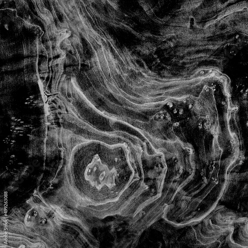 Luxurious abstract painting with a mixture of black white and gray colors. Artificial marble, faceted stone