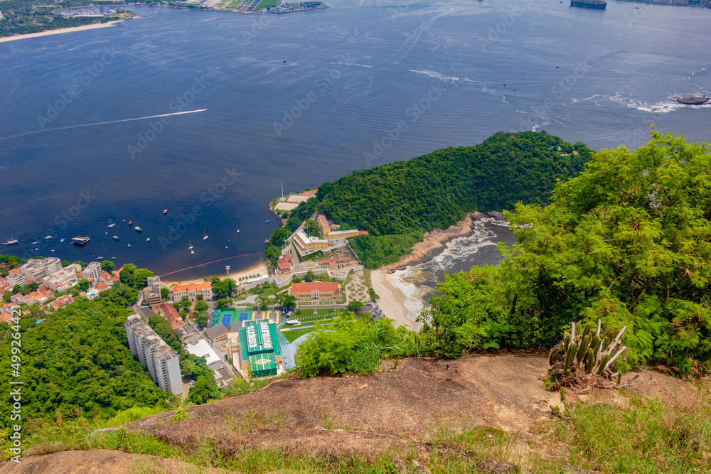 Obraz premium Rio de Janeiro - Brasilien - von Zuckerhut aus gesehen