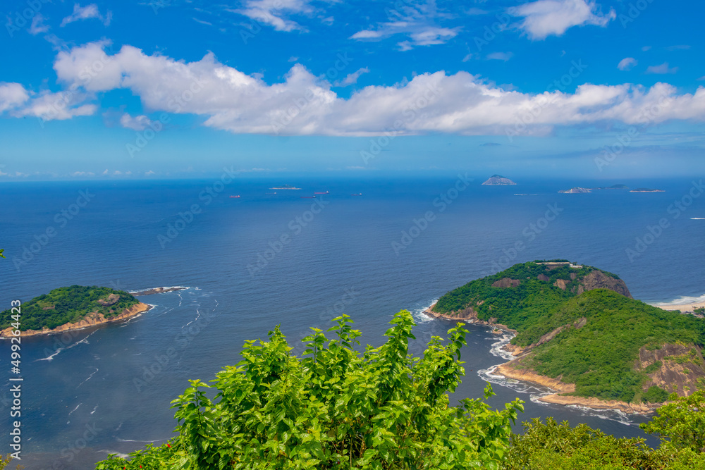 Rio de Janeiro - Brasilien - von Zuckerhut aus gesehen