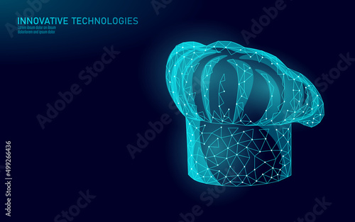 3D chef kitchen molecular gastronomy concept. Laboratory chemistry cook structure experiment. Delirious restaurant dish vector illustration