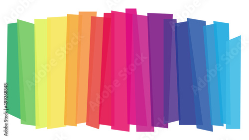 Spectrum color stripes background