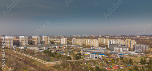 Obraz na płótnie panorama of the city w salonie
