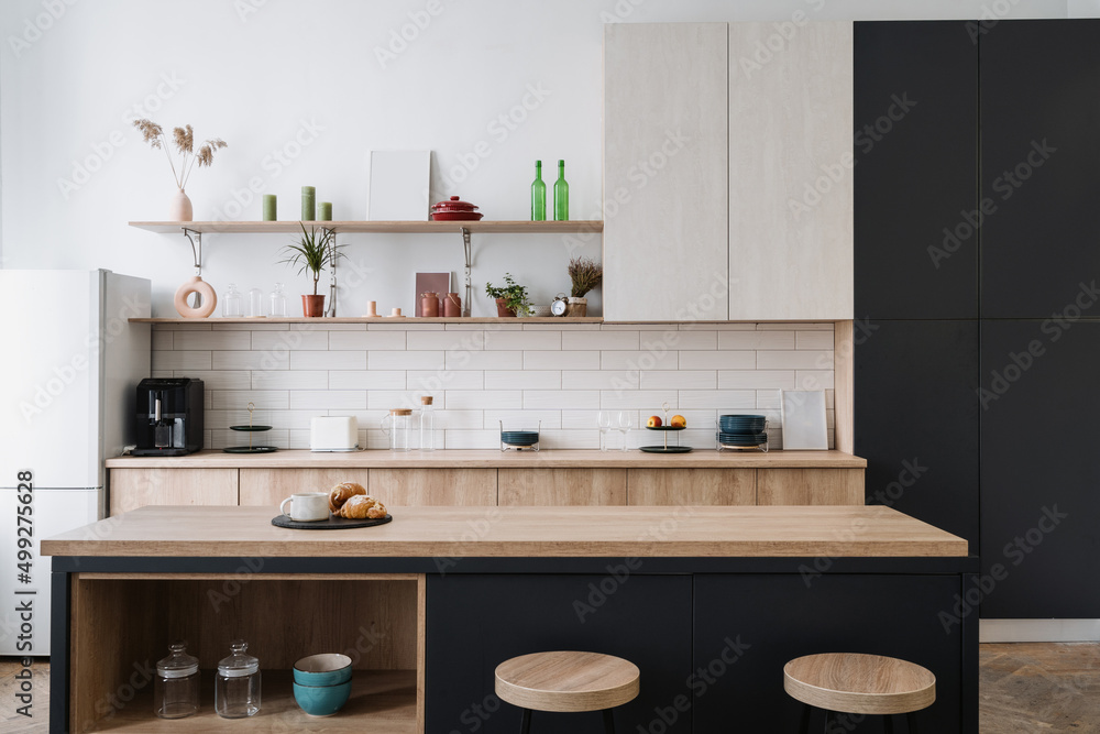 Stunning High-End Kitchen Cabinets In Luxury Loft Rentals image