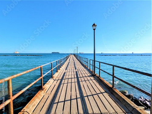 pier in the sea