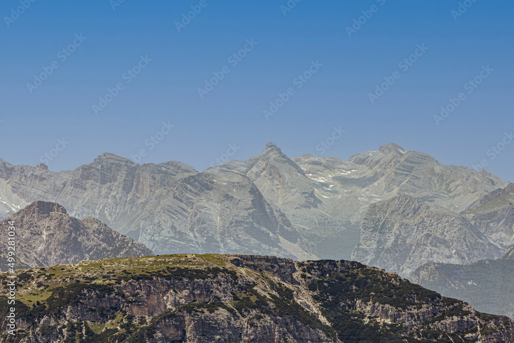 Obraz premium Dolomite s panorama