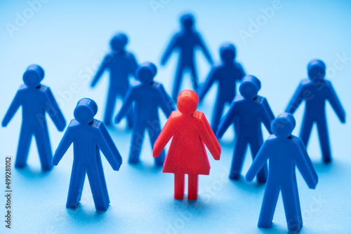 Gender Discrimination And Sexism. Inequality Concept