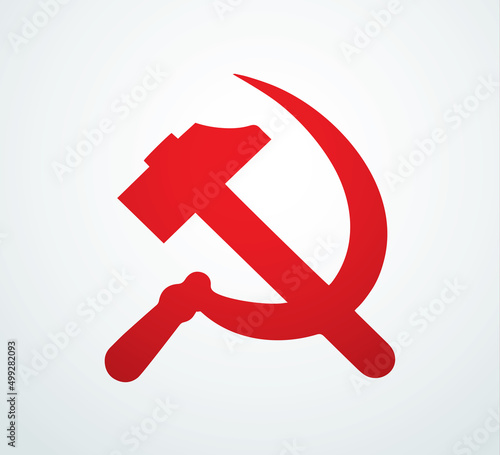 Flag of USSR. Vector drawing icon
