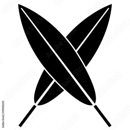 家紋です。違い葦の葉といいます。