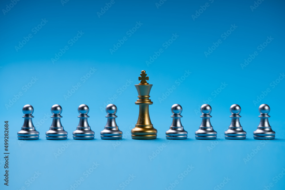Business Influence Concept. Chess Pieces Strategy Business Influence Concept. Chess Pieces Strategy