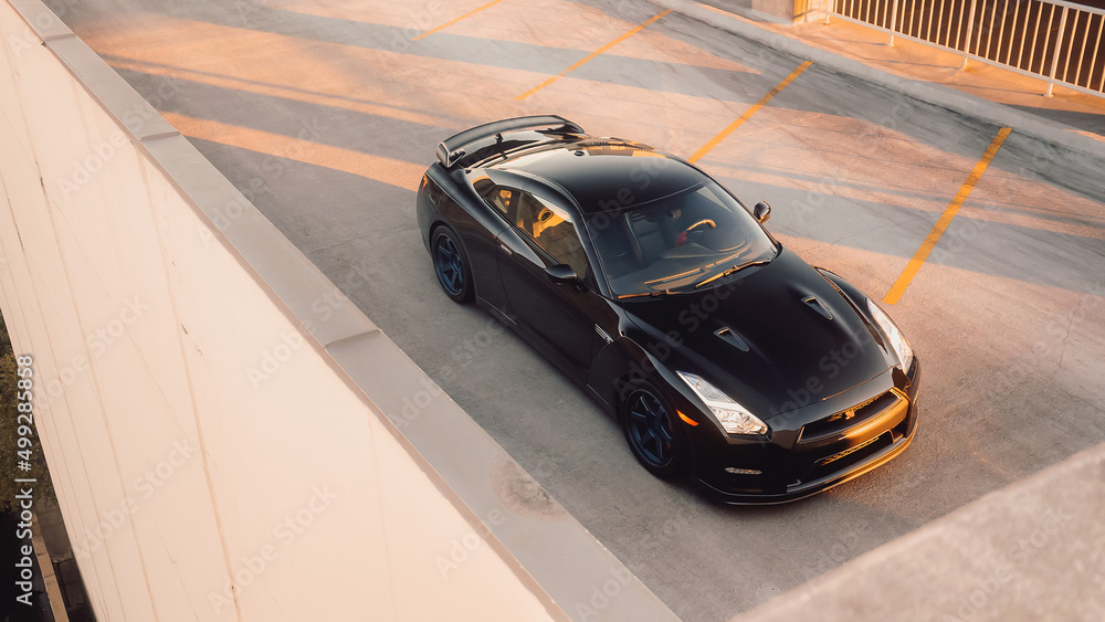 Stock R35 Los-Angeles, USA - June 2021: japan sports car Nissan GT-R R35. Stock ...