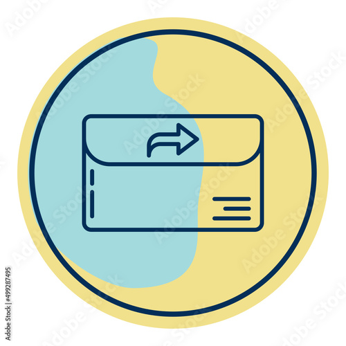 envelope and reply arrow